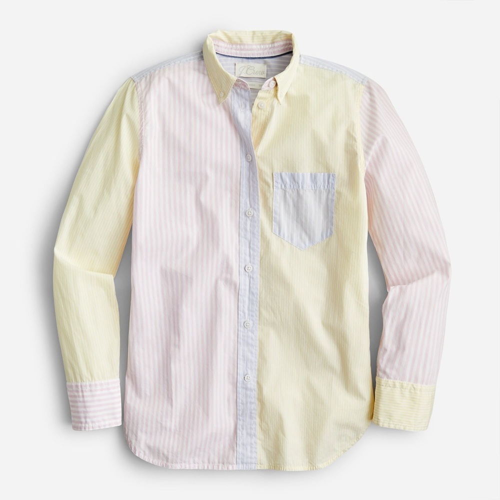 J.Crew - Classic-fit cotton poplin shirt in cocktail stripe